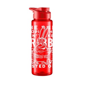 Squeeze Sport Vermelho Sr Siriguejo do Bob Esponja de 750ml