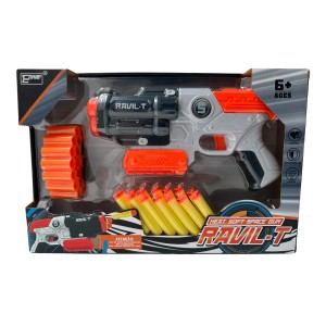 Brinquedo Lançador de Dardos RAVIL-T Pistola com 10 Dardos