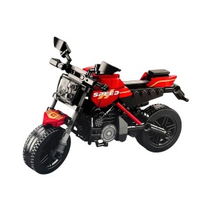 Bloco de Montar Moto e Capacete com 281 Peças