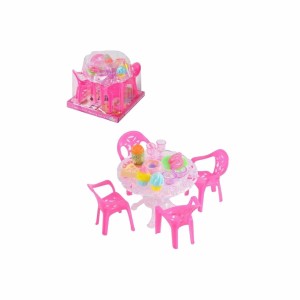 Kit Brinquedo Infantil C 15 Acessórios Mini Móveis E Cozinha
