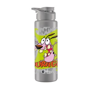 Squeeze Sport Cinza do Coragem, o Cão Covarde 750ml