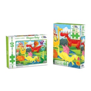 Quebra-Cabeças Dragon Baby Com 60 Peças Pais & Filhos