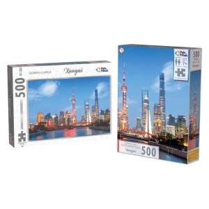 Quebra-Cabeças Xangai 500 Peças Pais & Filhos