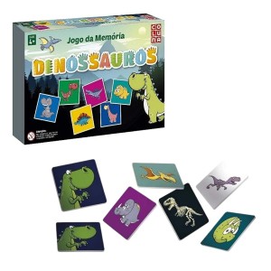 Jogo da Memória Infantil Dinossauros Pais & Filhos
