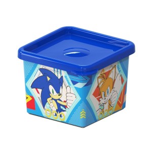 Pote Organizador Quadrado Sonic 430ml Geek Sega
