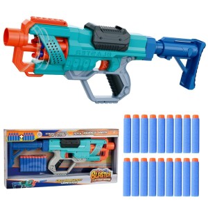 Lançador De Dardos Grande Com 18 Dardos Brinquedo Blast Of Flames