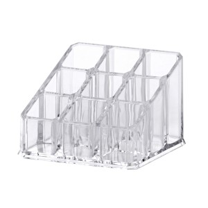 Organizador de Cosméticos Elegance  9x9x 6,5cm transparente