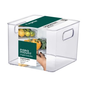 Organizador Diamond Cristal 20 x 20 x 15 cm Transparente