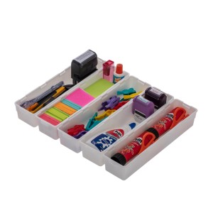 Organizador Modular com 5 Divisórias 33x26,5x4,5cm